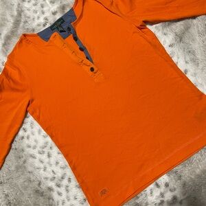 Ralph Lauren Orange Long Sleeve Top
